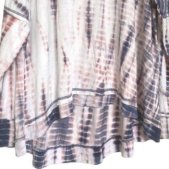 VTG Kelly Renee Long Sleeve Pink Blue White Tie Dye Top Women's size XXL/20 - Picture 12 of 12